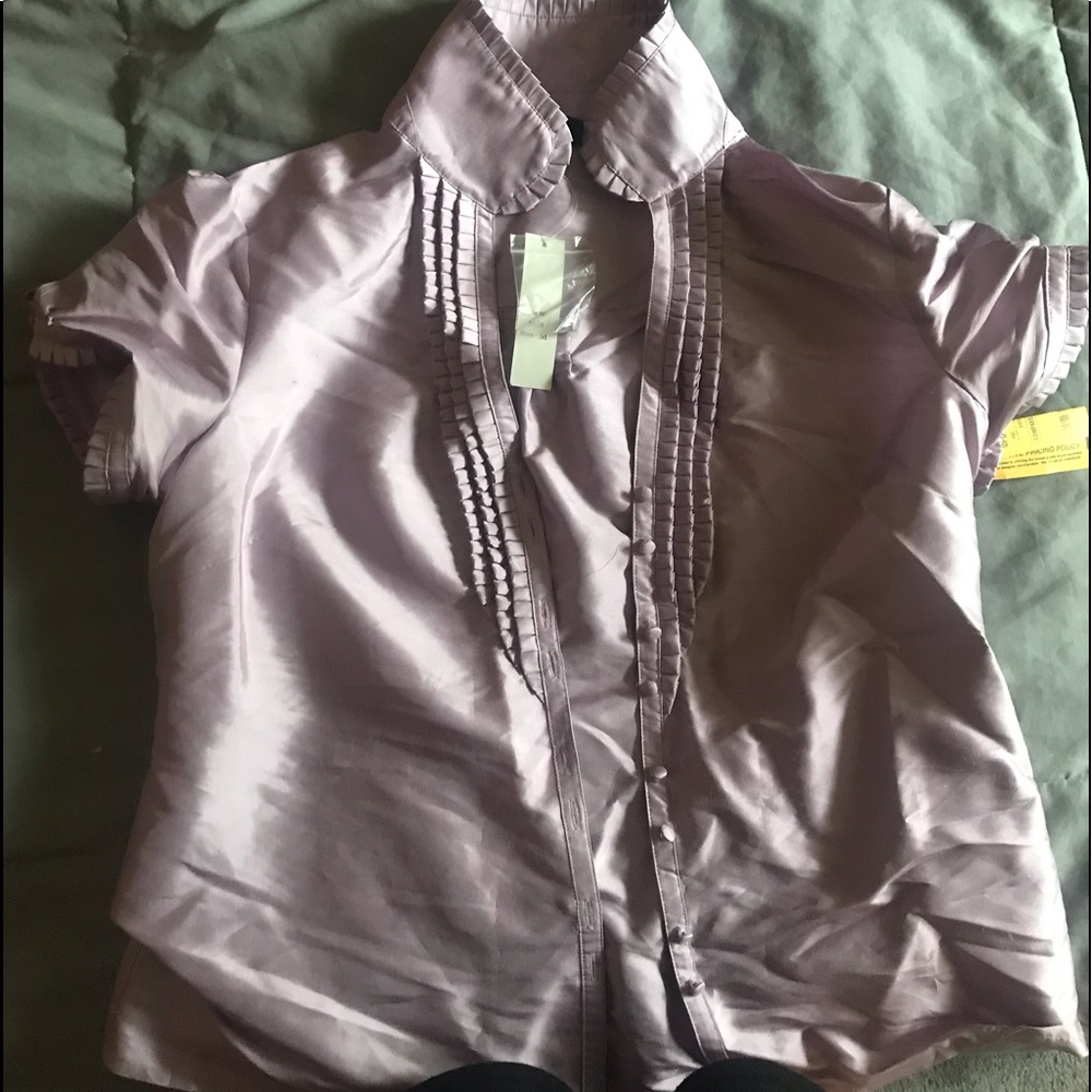 Tracy M Purple blouse